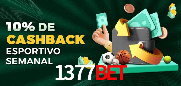 10% de bônus de cashback na 1377bet